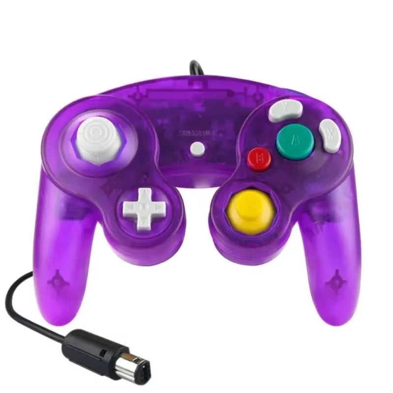 Wired Game Controller for GameCube NGC Single Button Wired Gamepad Joystick for NGC Game Console