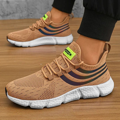Tênis Esportivo Masculino Casual Leve Respirável Antiderrapante Calçados para Corrida e Caminhada ao Ar Livre Tênis Esportivo para Jogging
