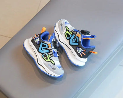 2025 Kids Breathable Mesh Sneakers | Non-Slip Soft Sole Outdoor Running Shoes for Boys Girls,