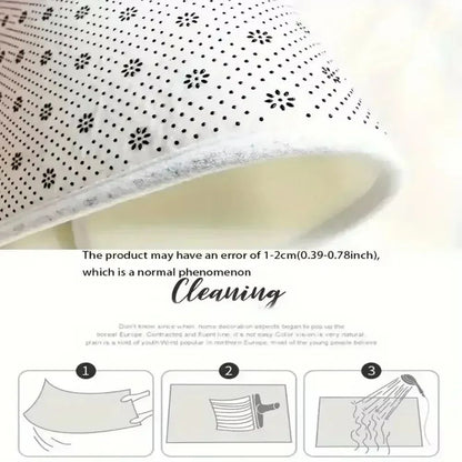 MINISO Rainbow Care Bear Themed Round Rug for Bedroom Decor Nursery Soft Rug  Kid's Crawling Playmat Children's Room Floor Mat