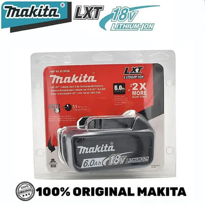 Bateria recarregável Makita 18V 6.0Ah 100% original, para baterias de ferramentas elétricas Makita BL1830 BL1830B BL1840 BL1840B BL1850 BL1850B