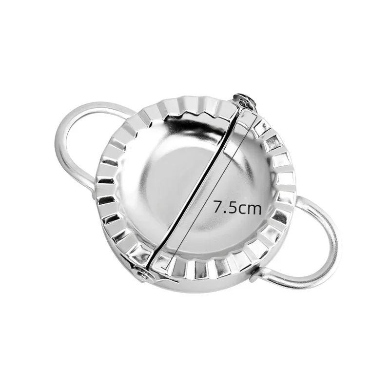 Máquina de fazer bolinhos de massa de aço inoxidável, forma para massa de pastel, empanadas, ravióli, prensa para pierogi, guioza, acessórios de cozinha para confeitaria