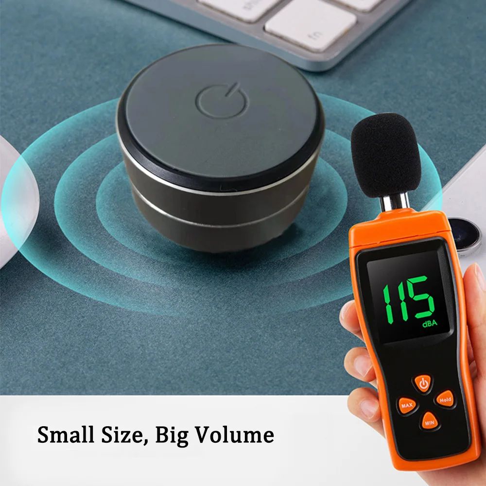 Mini Alto-falante por Condução Óssea Estéreo por Vibração Áudio Digital TWS Bluetooth Sem Fio Alto-falantes Portáteis de Metal Dropshipping