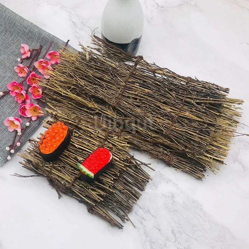 Japanese Korean fence plate Cuisine Sushi Boats Bamboo Creative Exquisite Sushi Tools Vintage bamboo sushi dish bamboo fence