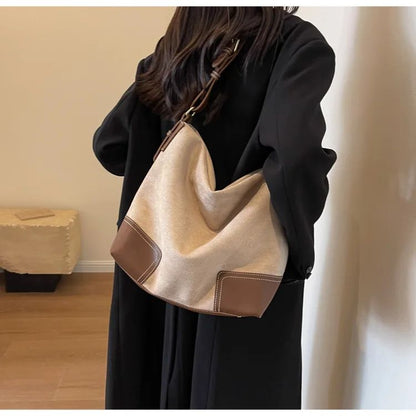 Shoulder Bags Trendy Women's Soft PU Shoulder Bags Solid Color Ladies Casual Style Spring Handbag Big Handbags Crossbody Bags