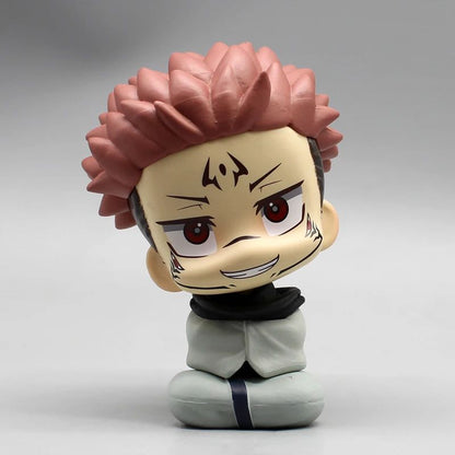 Anime Nanami Kento Ryomen Sukuna Itadori Yuji Action Figures Q Versão Jujutsu Kaisen Boneco Colecionável de PVC 10cm