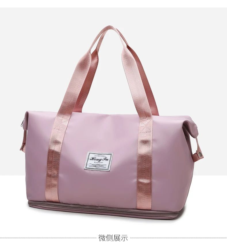 Carry On Travel Duffle Bag Nylon Waterproof Sports Gym Tote Bags for Women Large Capacity Storage Luggage Handbag 2026