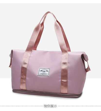 Carry On Travel Duffle Bag Nylon Waterproof Sports Gym Tote Bags for Women Large Capacity Storage Luggage Handbag 2026