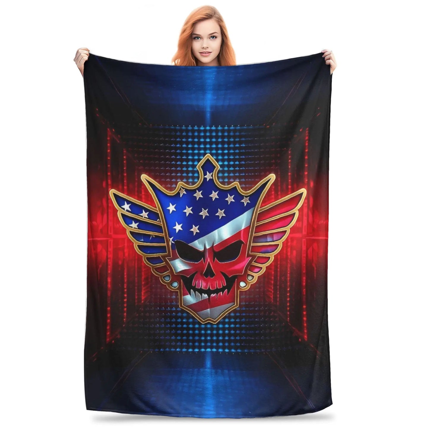 Cody Rhodes Wrestling Graphic Throw Blanket Soft Warm Bedding for Kids Adults Living Room Winter Bedspread