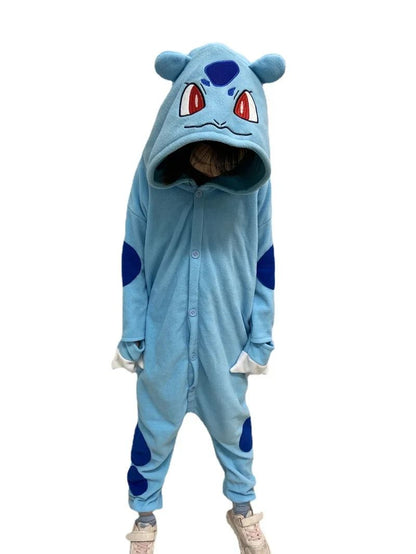TAKARA TOMY Pokémon Jigglypuff Pikachu Gengar Snorlax Macacão Kigurumi Infantil Cosplay Bulbasaur Halloween Pijama Anime