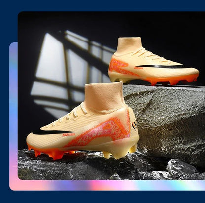 Men Soccer Shoes Society Professional Soccer Cleats Adult Fast Turf Training Football Shoes Outdoor Futsal Football Field Boots