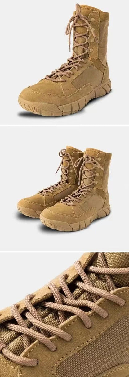 Botas Masculinas de Caminhada ao Ar Livre de Alta Qualidade Botas Táticas de Deserto Masculinas Botas Militares de Combate Masculinas