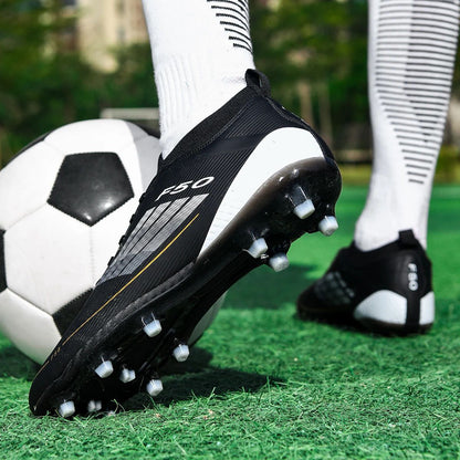 Men Professional Soccer Shoes Society Cleats Outdoor Football Shoes Society Cleats Grass Training Football Field Boots Sneaker