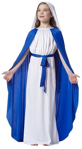 New Halloween Party Cosplay Costume Children and Adults Roman Greek Costume Jesus and Virgin Mary Costume