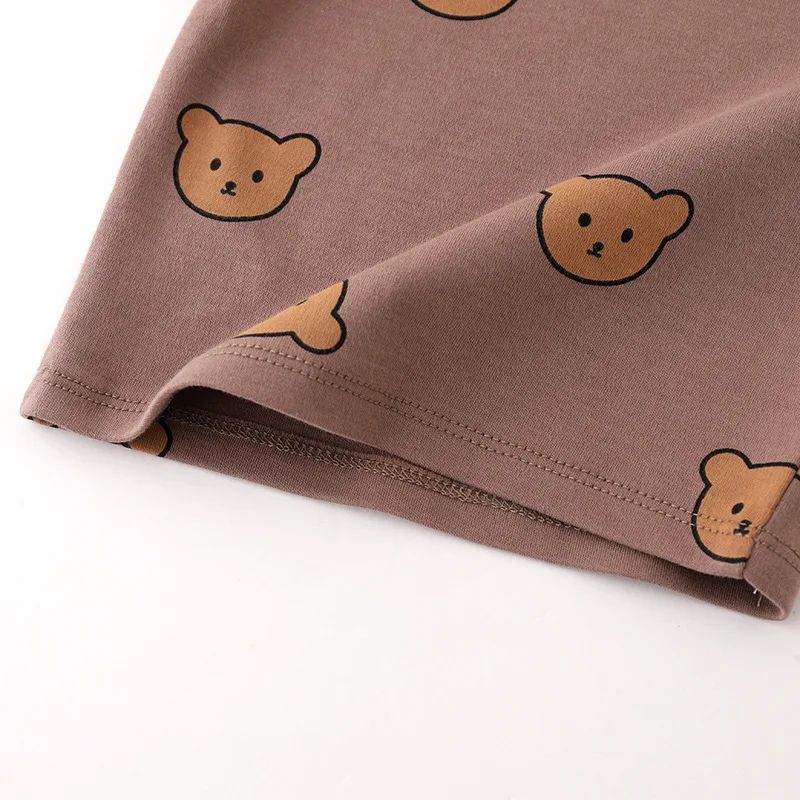 0-3T Baby Cotton Top Pant Suit Newborn Kid Boys Girls Clothes Set Long Sleeve Pj Set Cute Sweet Sleepwear Pajamas Set Outfit