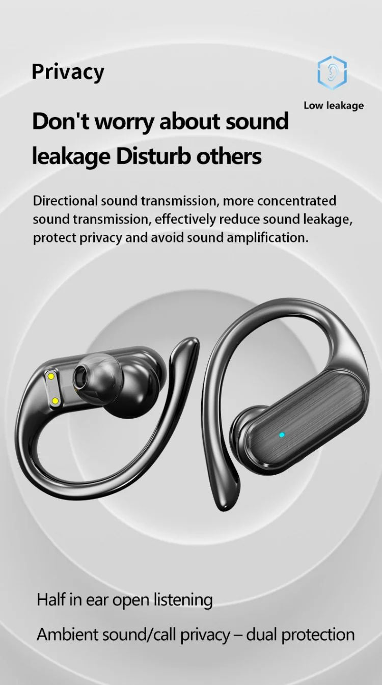 Para Fones de ouvido sem fio CB&JBL Bluetooth TWS A520 Fones de ouvido intra-auriculares Gancho de orelha Fone de ouvido para jogos Controle de toque esportivo com microfone