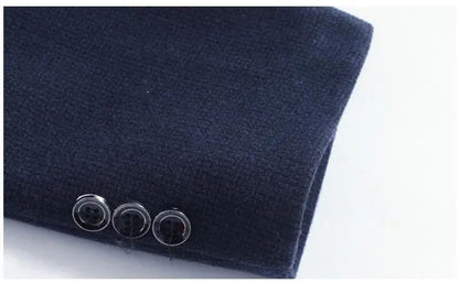 New Men Business Casual Woolen Blazers Jackets Woolen Blends Male Autumn Slim Fit Blazers Coats Mens Clothing