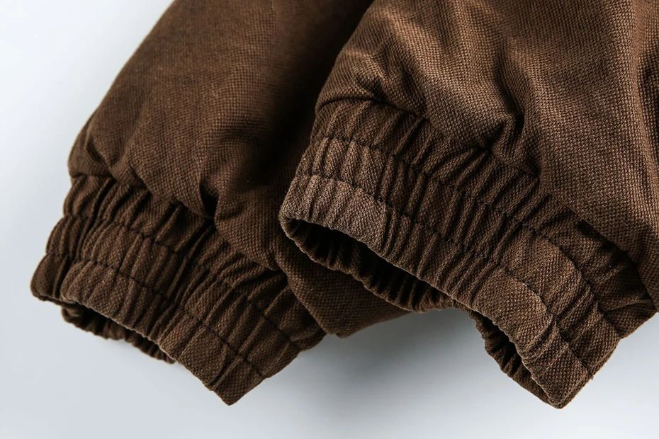 ?Mirrordust?Winter Jackets Men Thicken Warm Coat Vintage Loose Padded Jackets Big Pocket Fur Collar Jackets Outwear Unisex