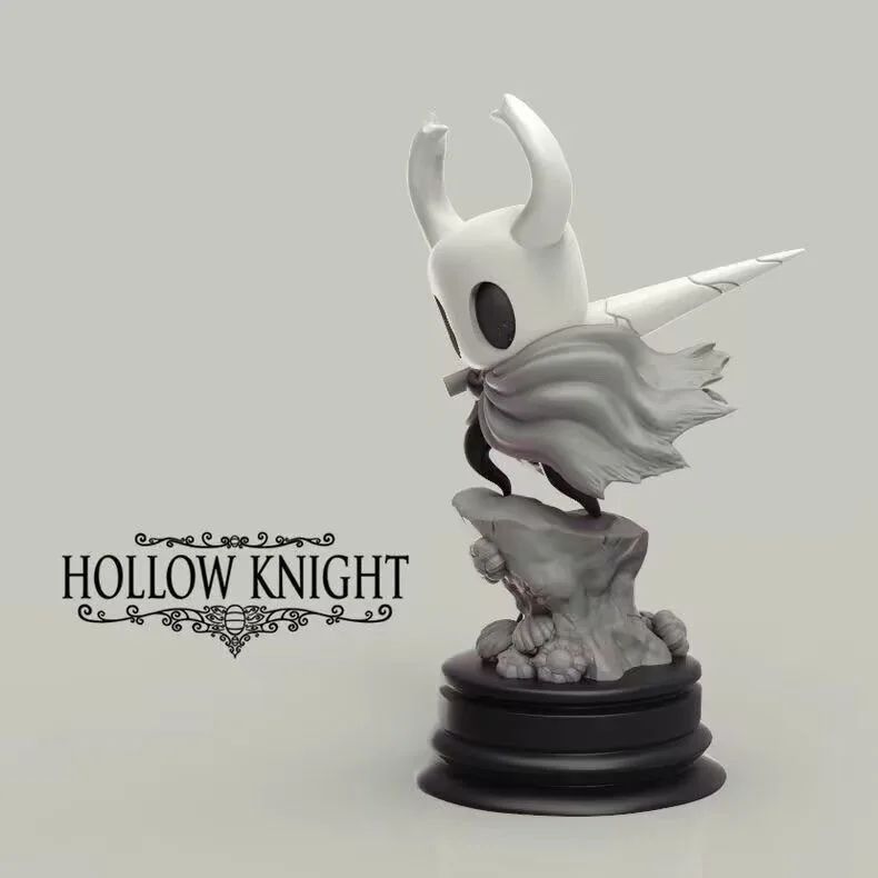 Hollow Knight - Boneco Anime Pequeno Cavaleiro de 10CM Feito à Mão, Acessórios de Jogo, Chassis, Artesanal, Estátua em PVC