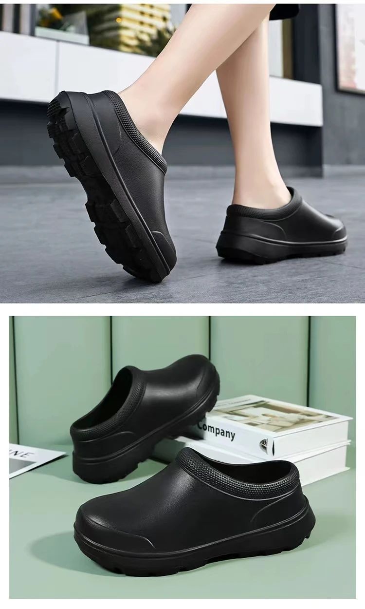 Men Women EVA Chef Shoes Non-slip Waterproof Oil-proof Shoes Comfortable Workers shoes High-quality Outdoor Safety shoes