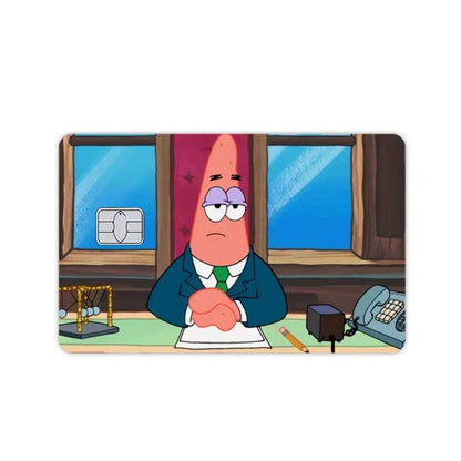 Bob Esponja Crachá Adesivo DIY Decore Exquisito Cartão de Banco Casal Estudante Material Escolar Decalques Patch Documentos Presente de Aniversário