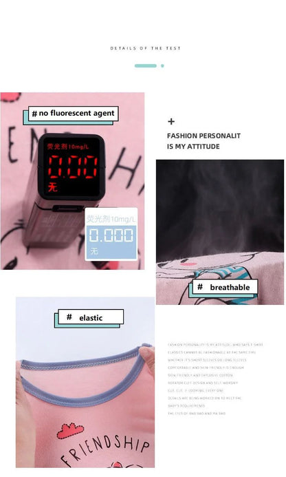 2PCS mother Kids Clothes Children's Sets Boys Girl T-shirt Shorts Summer Cotton Short sleeve Baby Children Clothing Toddler Suit