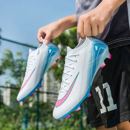 Men Professional Training Football Boots Ultralight Soccer Shoes Unisex Wholesale Women Breathable Drop Shipping Indoor Futsal