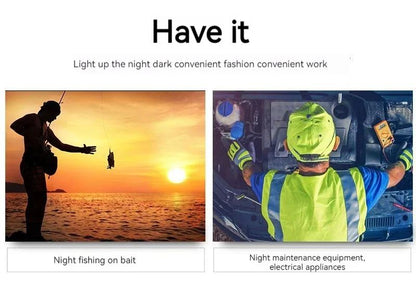 LED Flashlight Fishing Strap Fingerless Gloves Waterproof Cycling Camping Hiking Rescue Glove Lamp Lighting Gloves