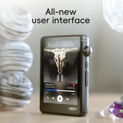 HiBy R3 II 2025 / R3 Gen 2 Music Player Bluetooth 5.1 WiFi MQA16X DSD256 Web Radio USB Audio Dongle DAC X1600E ES9219C 3.2‘’