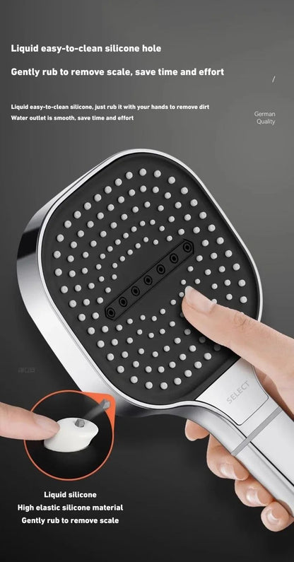 Xiaomi Novo Painel Grande 3 Modos Ajustáveis Chuveiro Doméstico de Alta Pressão com Massagem e Elemento Filtrante Acessórios para Banheiro