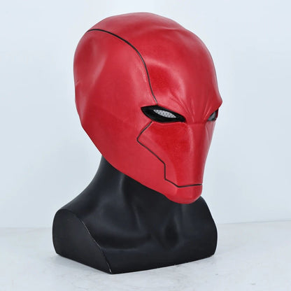 Cosplay Masks Superhero Red Hood Helmet Latex for Adult Man Face Masks Halloween Party Masquerade Carnival Costume Prop