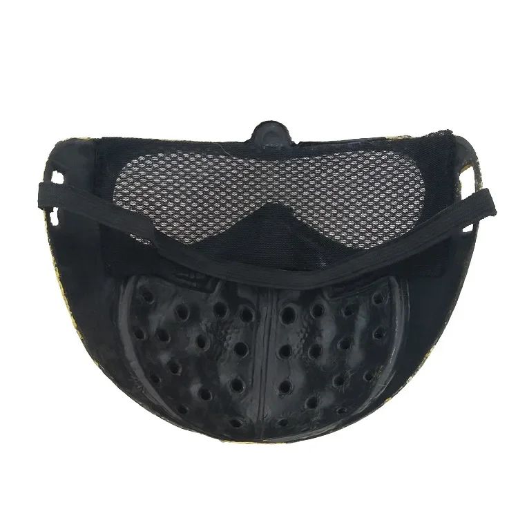 ComicsDog Mask Halloween Masks Punk Rivet Cyborg Mask Party Cosplay Masks Anime Horror Masque Half Face Steampunk Demon Cosplay