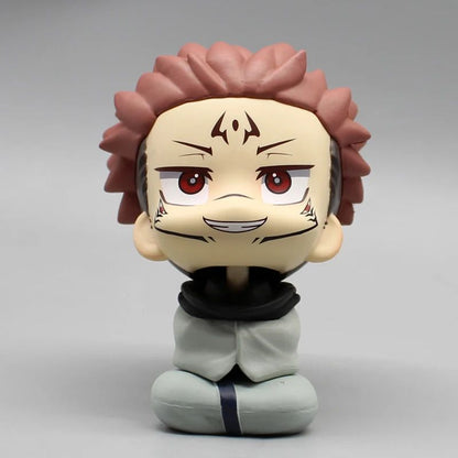 Anime Nanami Kento Ryomen Sukuna Itadori Yuji Action Figures Q Versão Jujutsu Kaisen Boneco Colecionável de PVC 10cm