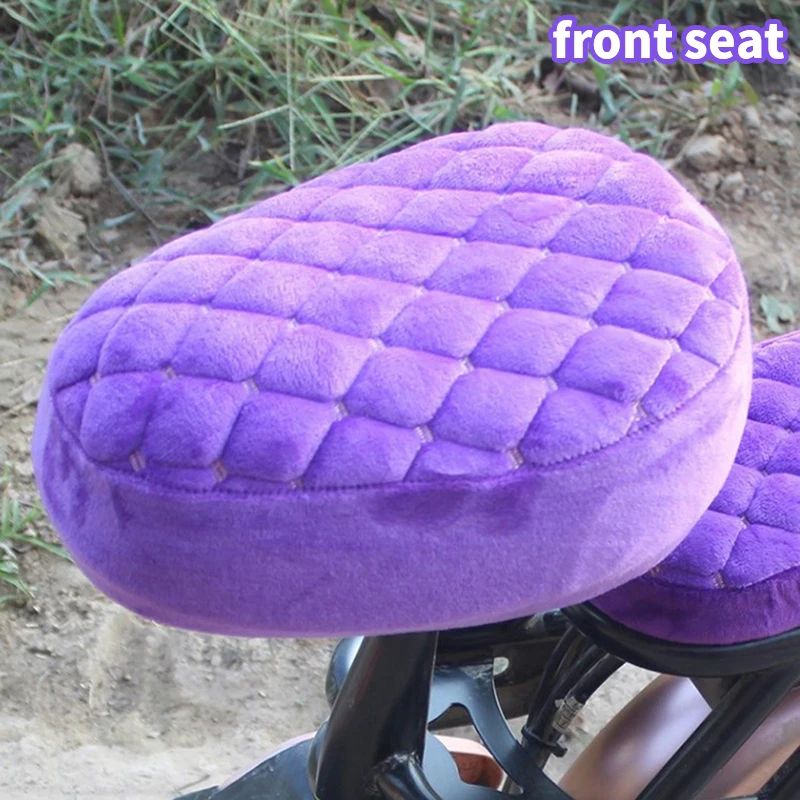 Capa de Selim Confortável de Bicicleta Bateria Universal Inverno Quente