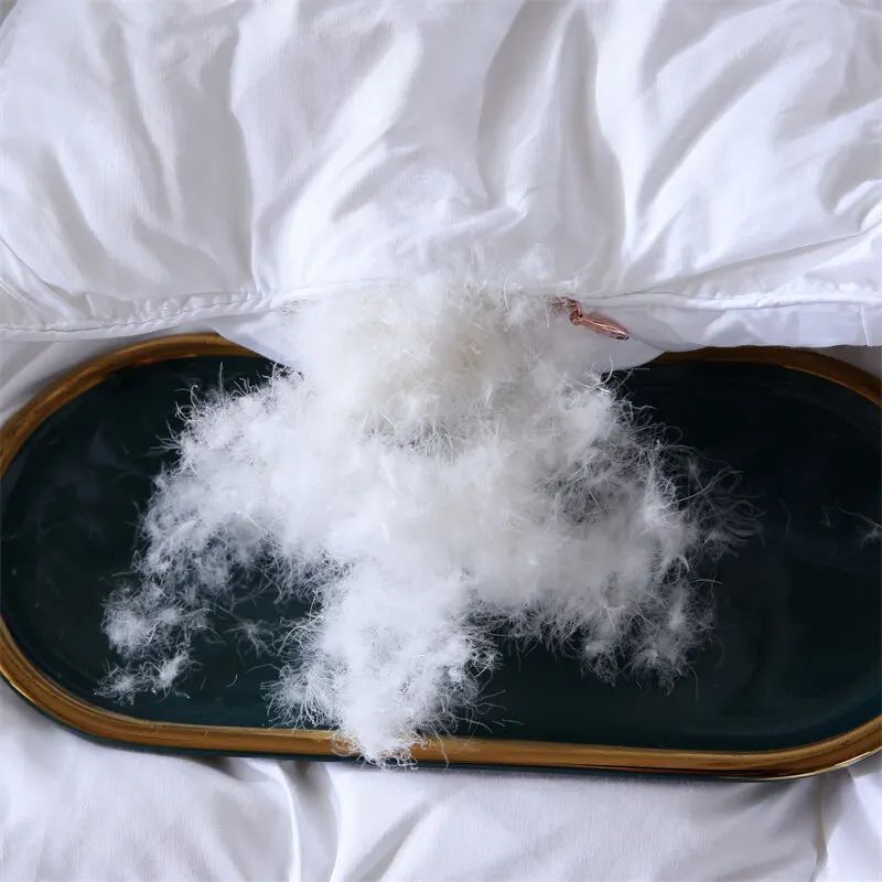 100% white goose down comforter, high-quality five-star hotel twisted flower comforter, pure cotton winter thick comforter