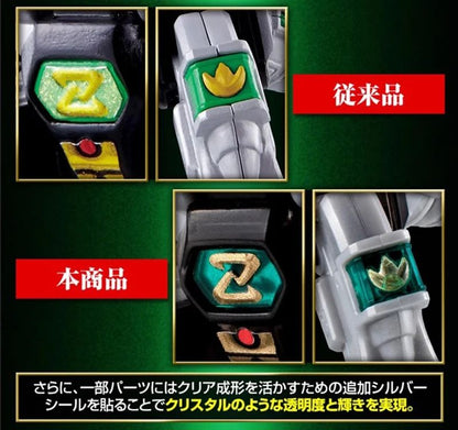 Em Estoque BANDAI SMP Mighty Morphin Power Rangers Dragon Ceasar Clear Color Ver. Anime Action Figures Modelo de Montagem Brinquedo