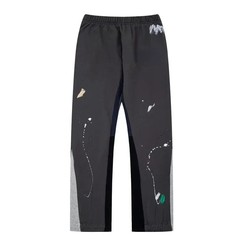 Tie Dye Sweatpants Fashion Y2K Retro Men's and Women's Hip Hop Letter Loose Casual Stretch Waist Jogging Pants