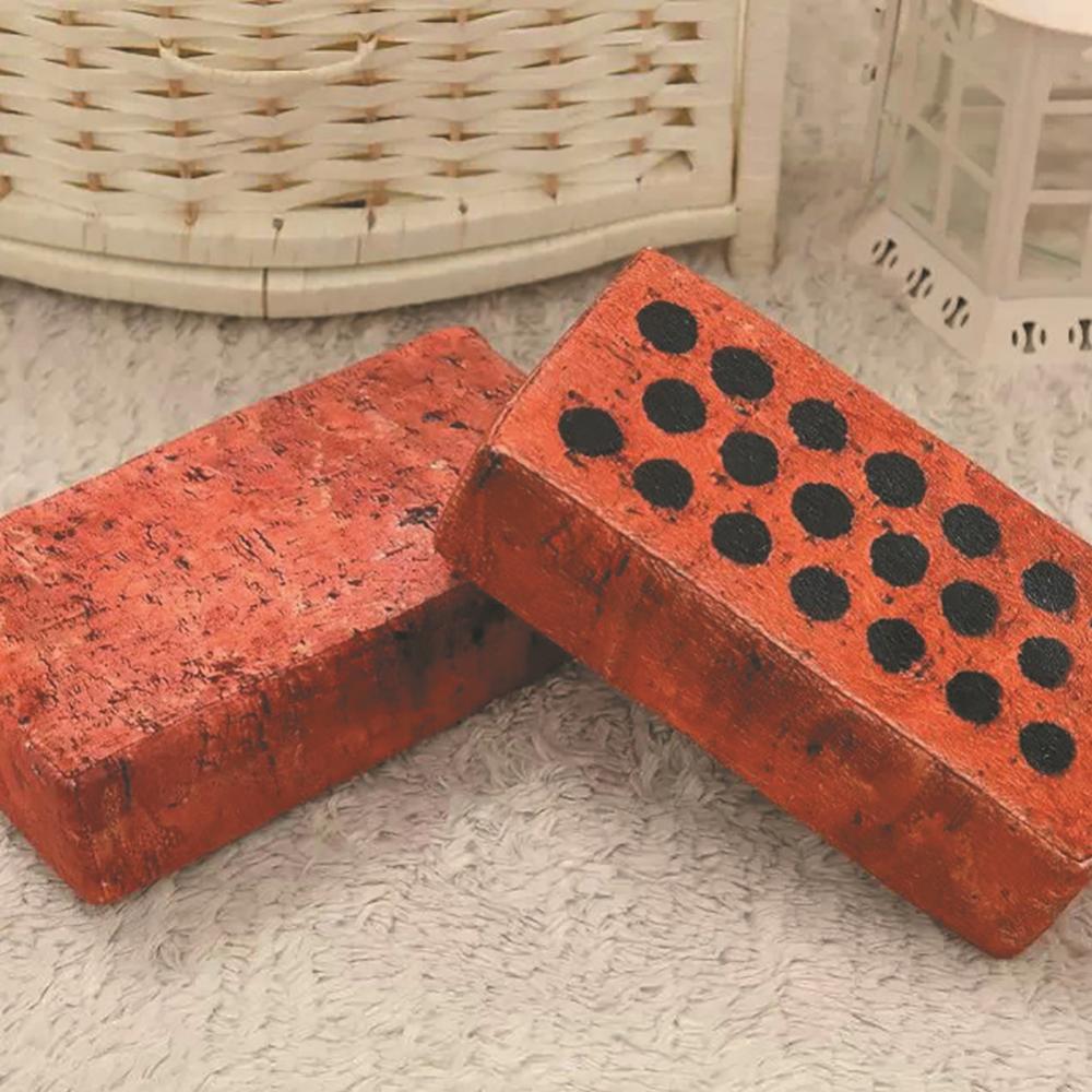 Simulation Brick Wood Block Pillow Nap Rest Sponge Cushion Plush Pillow Home Decor Sofa Ornament Bedroom Sleeping Pillow Cushion