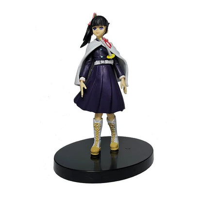 Boneco de Anime Demon Slayer Kimetsu No Yaiba Tanjiro Nezuko Zenitsu Figurine Inosuke Guerreiro Bonecos de Ação Colecionáveis Brinquedo Modelo