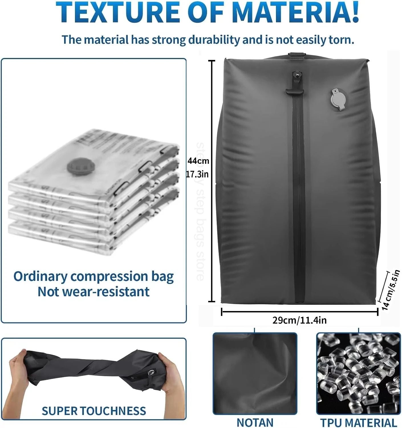 Travel essentials Vacuum Storage bags,suitcases Clothes organizer packaging bags practical accessories compression packing cubes