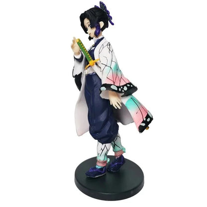 Boneco de Anime Demon Slayer Kimetsu No Yaiba Tanjiro Nezuko Zenitsu Figurine Inosuke Guerreiro Bonecos de Ação Colecionáveis Brinquedo Modelo