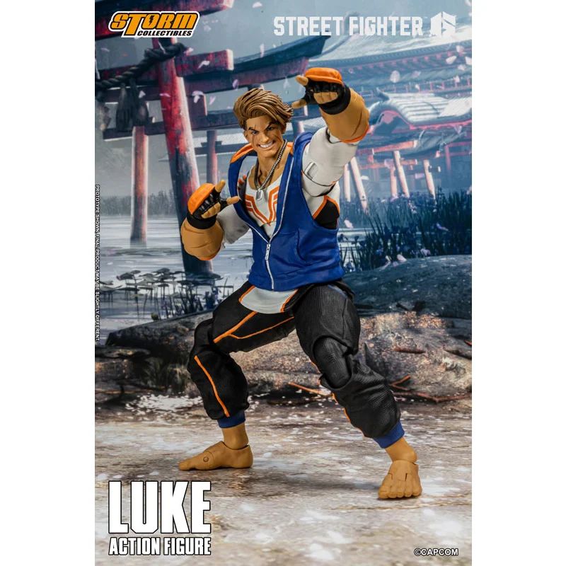 in stock Original Storm Toys Street Fighter 6 Luke In Stock Anime Action Collection Figures Model Toys