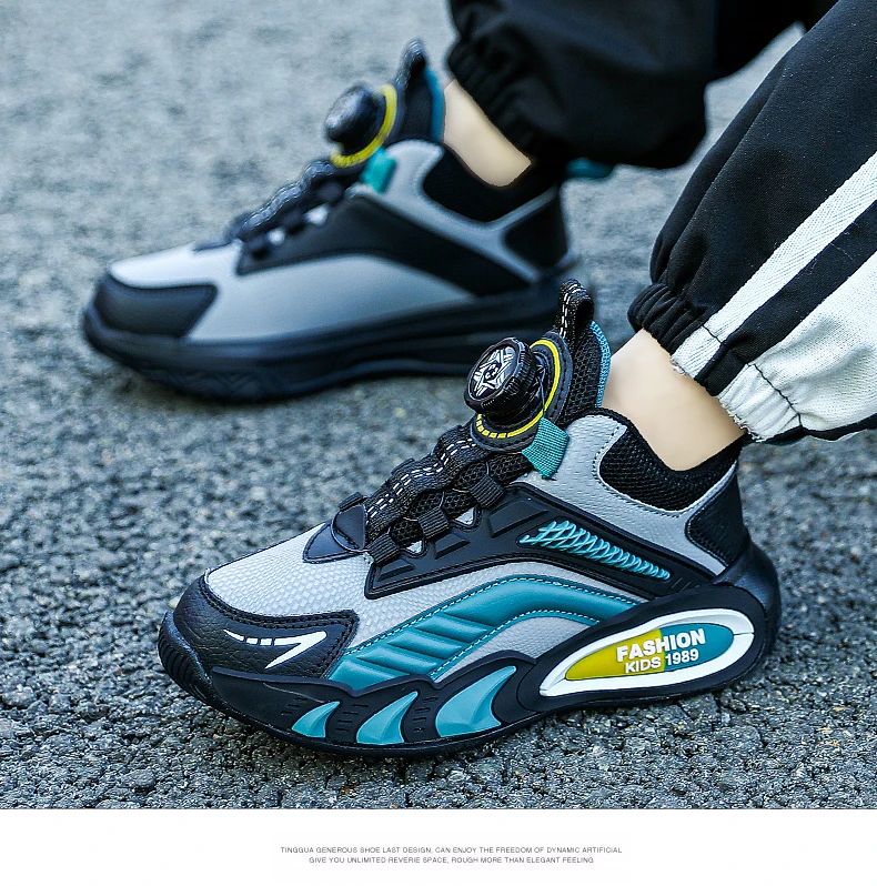 New Arrival Children Shoes Girls Boys Fashion Sneakers Comfortable Kids Sports Shoes Breathable Casual Leather Outdoor Shoe