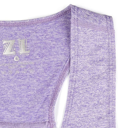 Sleeveless Racerback Yoga Tank Top,Women's Quick Dry Running Training Sports Vest Fitness Gym Top Workout Yoga Shirts