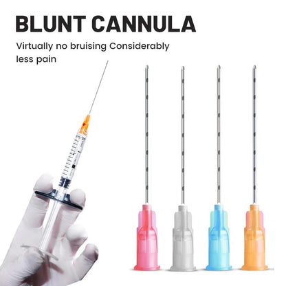 Micro Blunt Cannula 18G 20G 22G 25G 27G Disposable Sterile Blunt Needle For Filler Medical Blunt Tip Needles