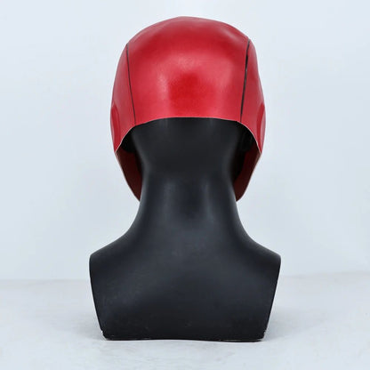 Cosplay Masks Superhero Red Hood Helmet Latex for Adult Man Face Masks Halloween Party Masquerade Carnival Costume Prop