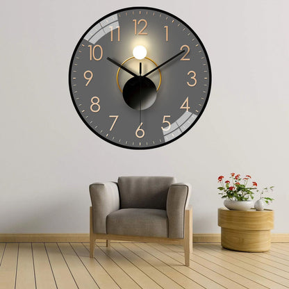 Mute Wall Clock Stereo Digital Scale Wall Clock Modern Minimalist Style Decorative Clock for bedroom study livingroom
