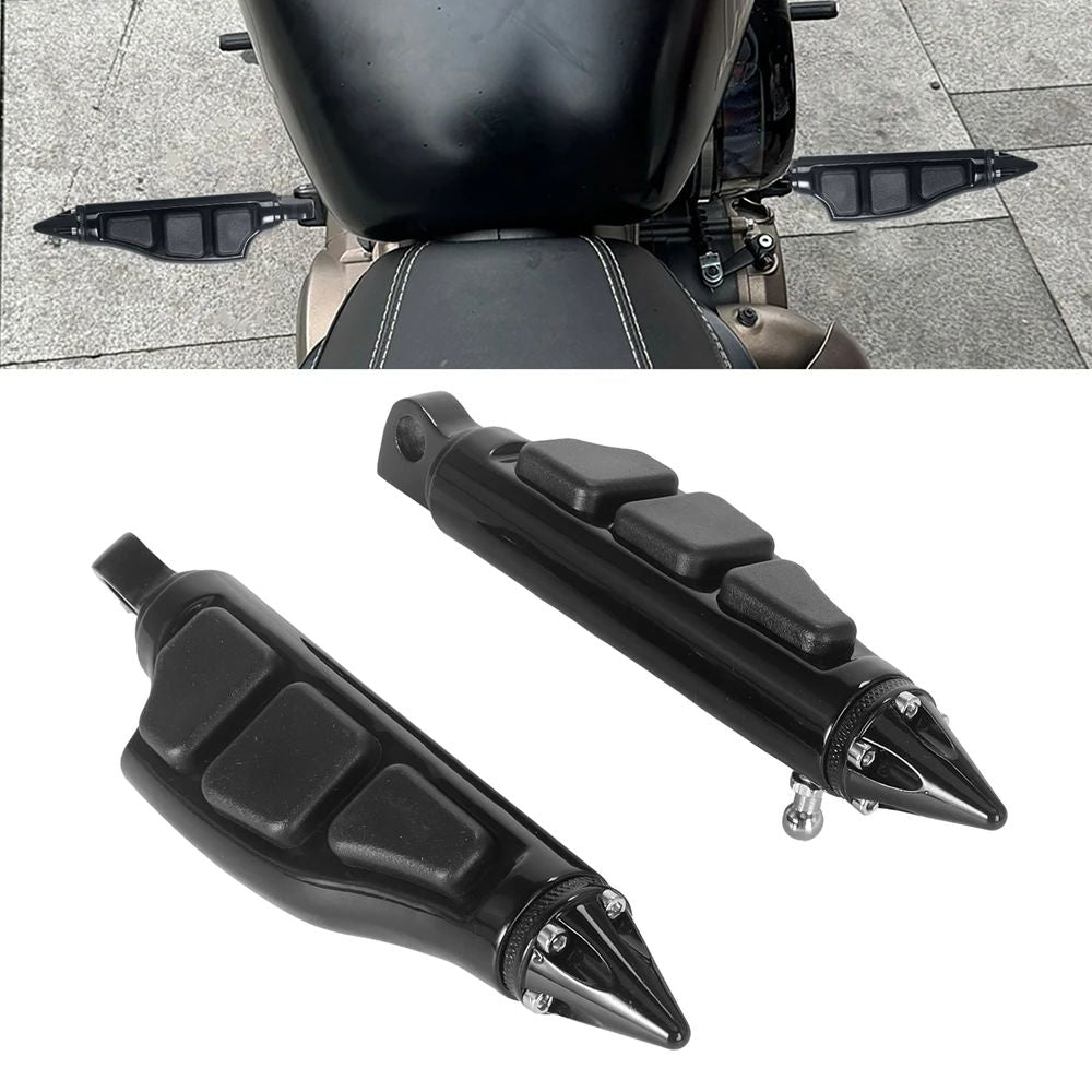 Motorcycle CNC Foot Pegs Footrest For Harley Sportster Iron XL 883 1200 Touring Custom Dyna Fat Bob Softail Fat Boy Street 750