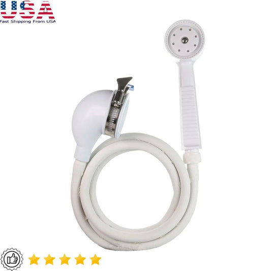 Portable Handheld Shower Head Bathtubs No Diverter Easy Install Bath Sprayer with 42 Inch Hose Adjustable Clamp Ideal Pets