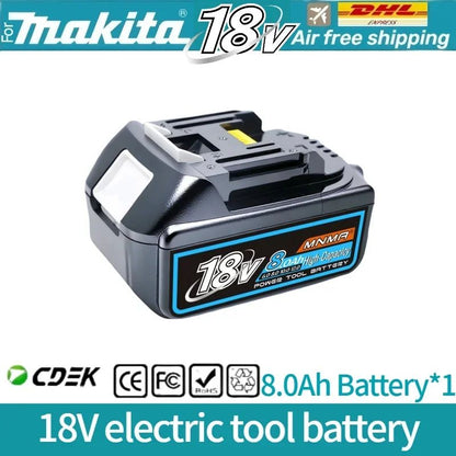 6AH 8AH 10AH 12AH Para bateria Makita 18V Ferramentas Elétricas Substituição Li-ion LXT BL1840 BL1850 para chave de fenda 18V com BMS